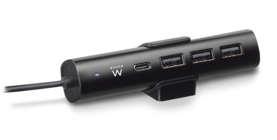 Carregador USB Ewent EW1317 Desktop USB Charger 36W com 1 USB-C com Power Delivery 1